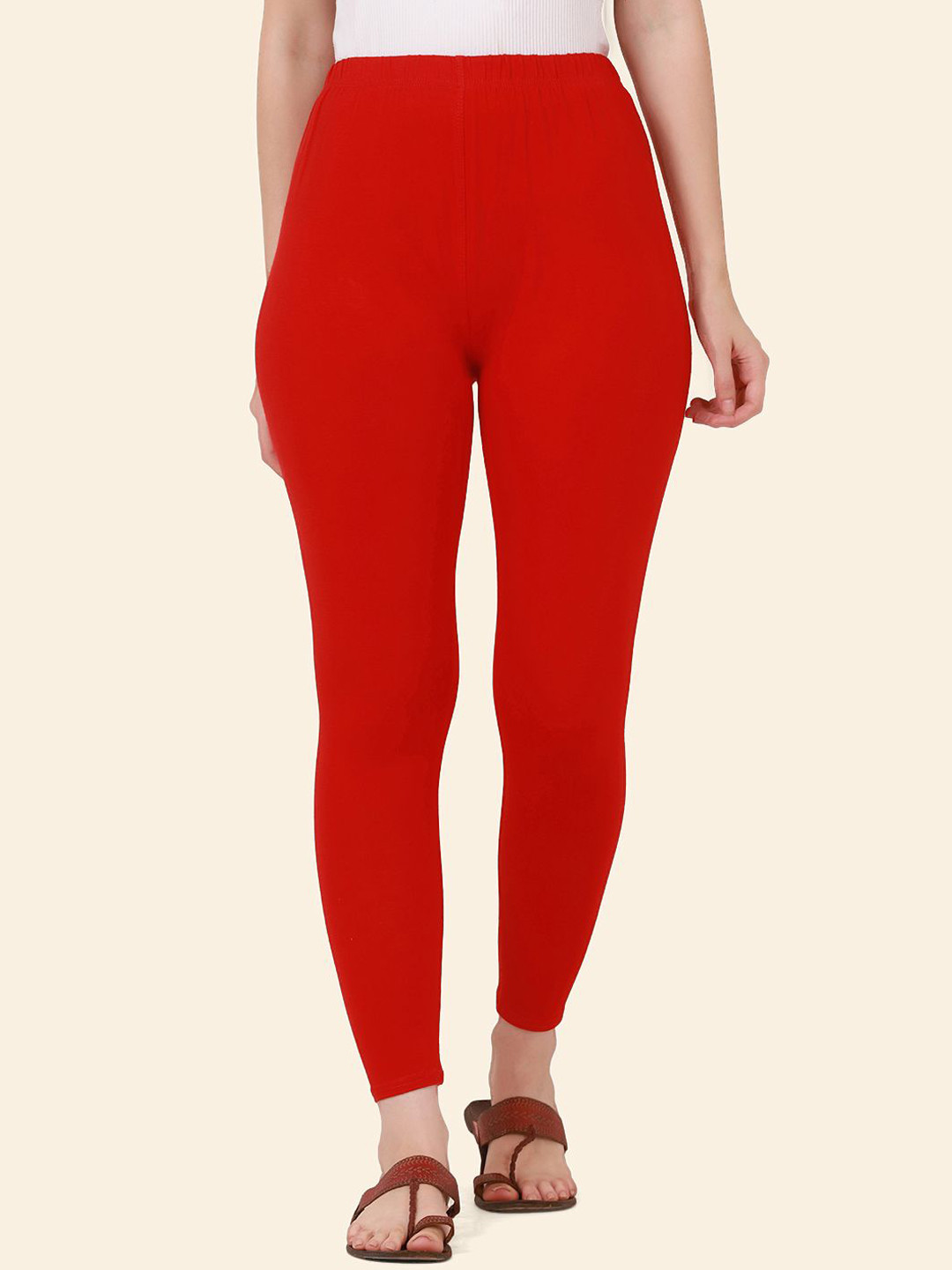 QIOA Mid Rise Ankle Length Leggings