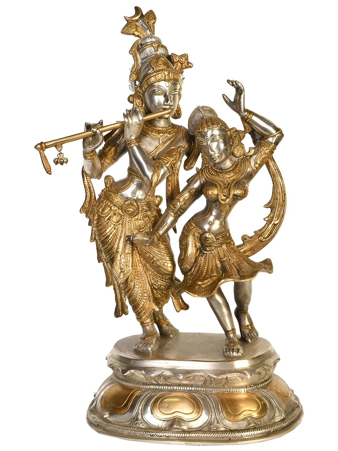Exotic India Silver-Toned Religious Idol Showpiece