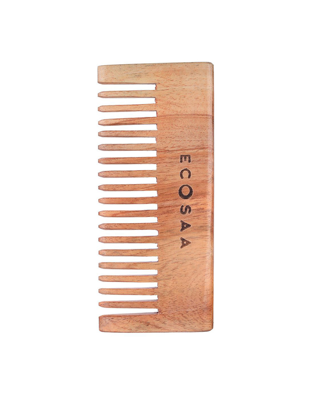ECOSAA Bamboo Wooden Neem Comb For Hair Styling