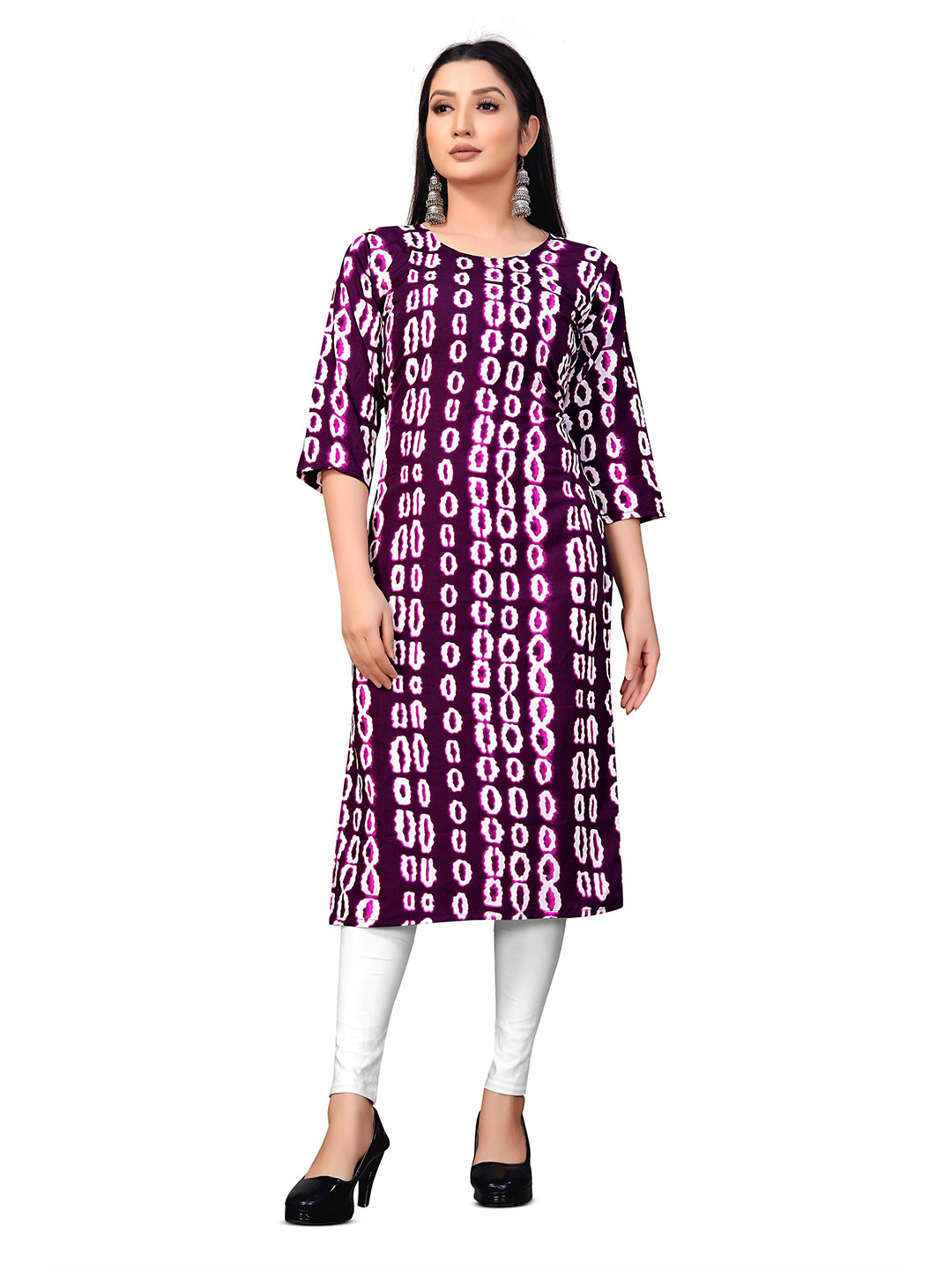 Fabtown Women Block Print Straight Kurta