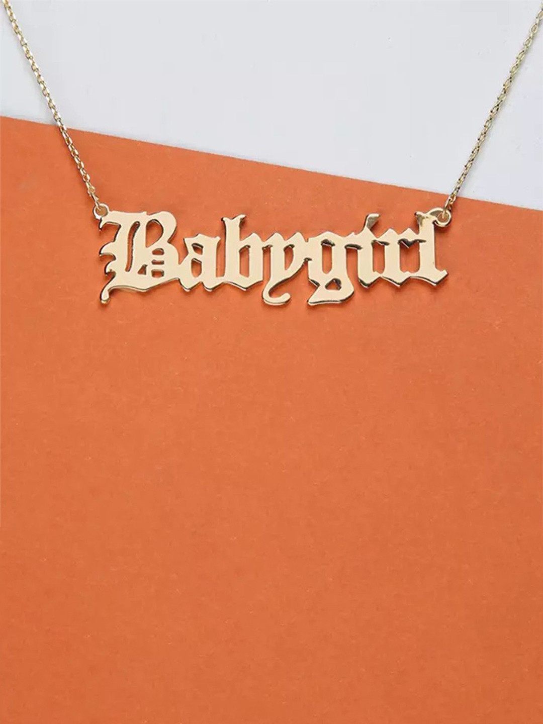 DressBerry Gold-Plated Baby Girl Minimal Necklace