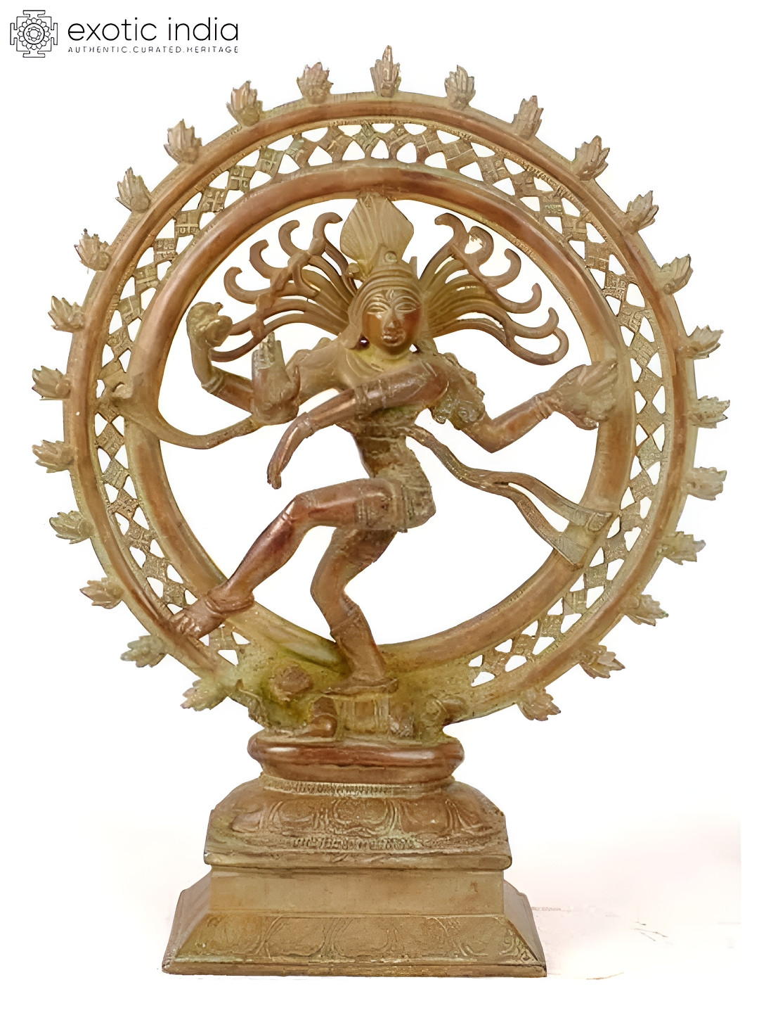 Exotic India Brown Religious Showpiece