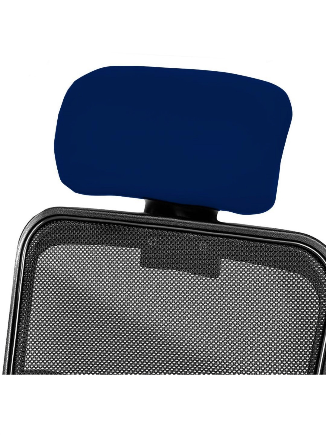 Lazi 200 GSM Navy Blue Chair Headrest Cover