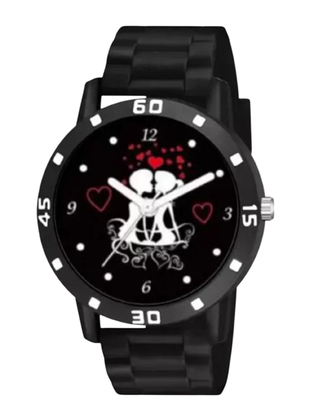 Miss Perfect Printed Dial Bumpper & PU Straps Analogue Watch A_31