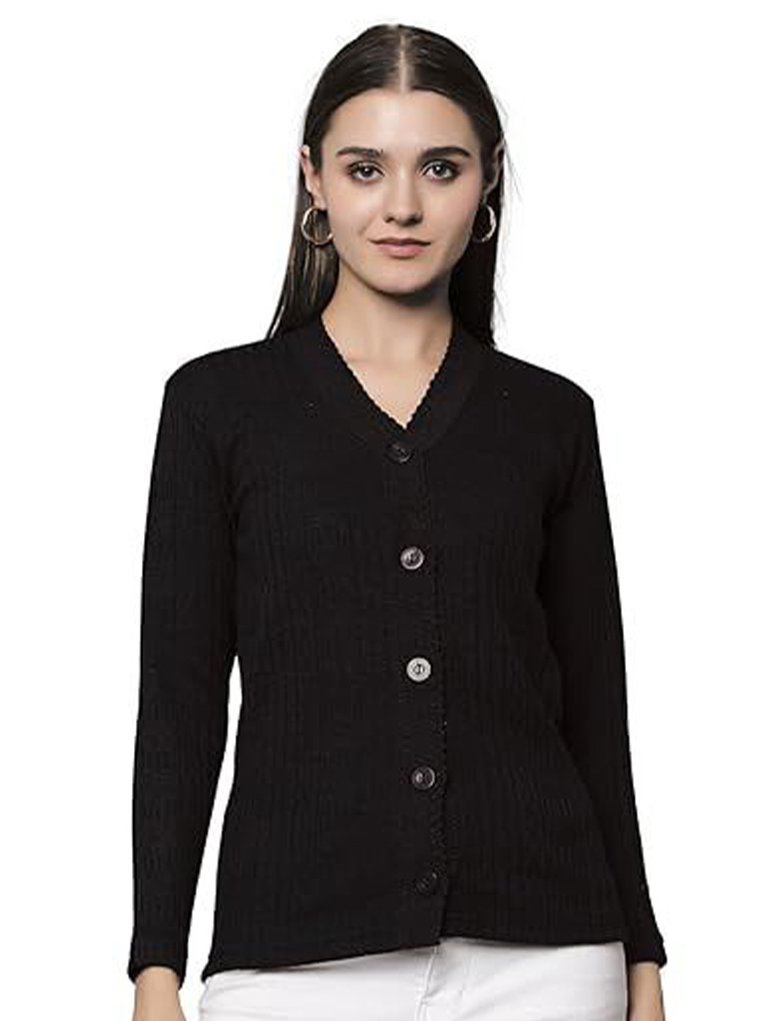 Hifzaa Women Woollen Cardigan