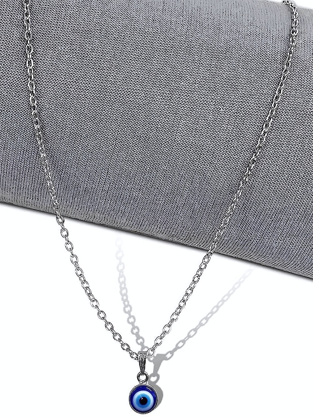 Teeragaj Stainless Steel Circular Pendants with Chains