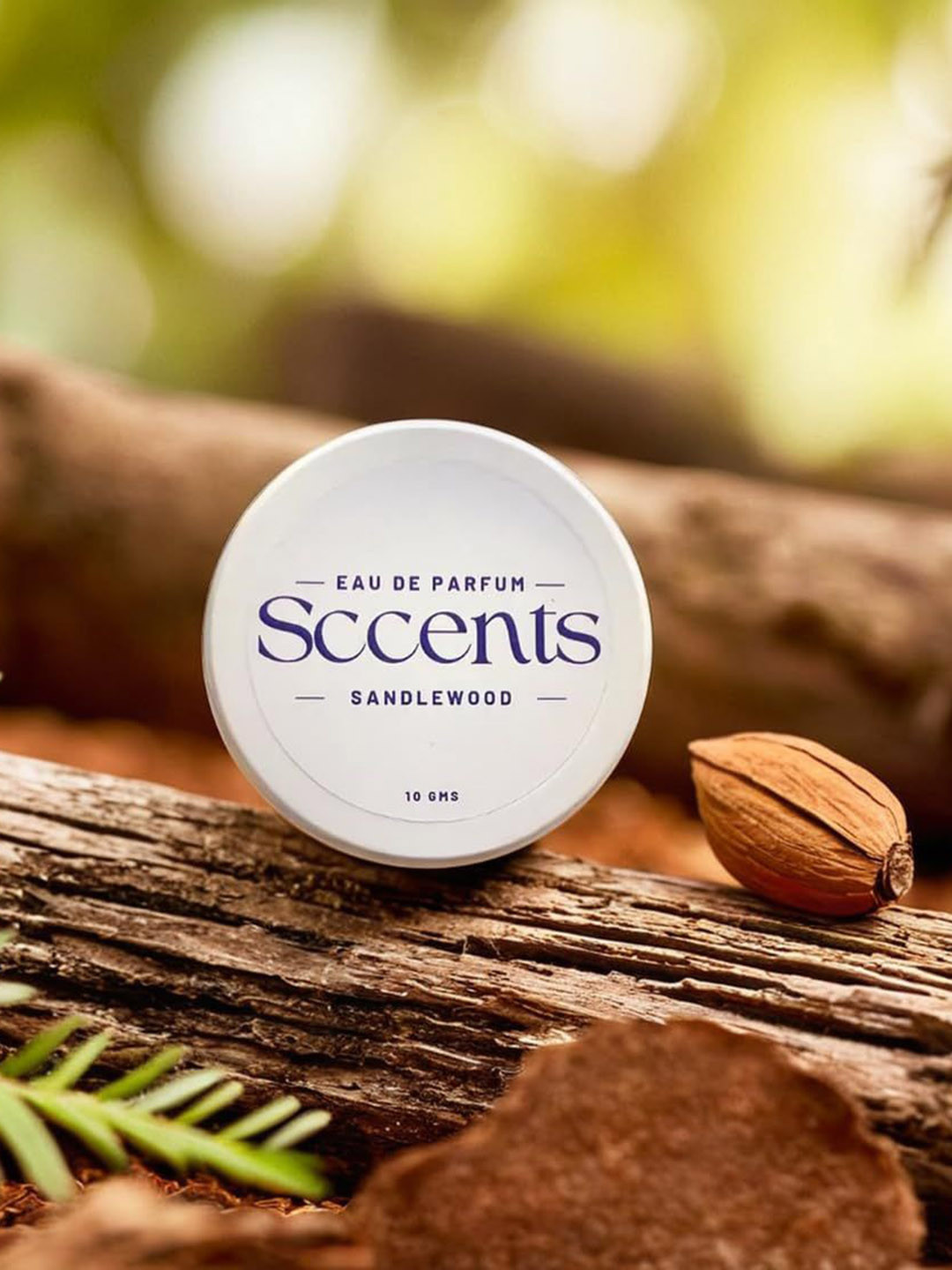 Sccents Sandalwood Solid Long Lasting Eau De Parfum- 10 g