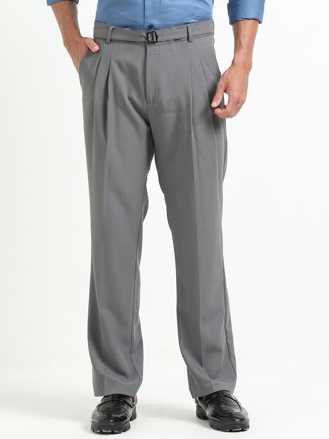 MARTIN SMITH Men Comfort Relaxed Fit Cotton Korean Pants