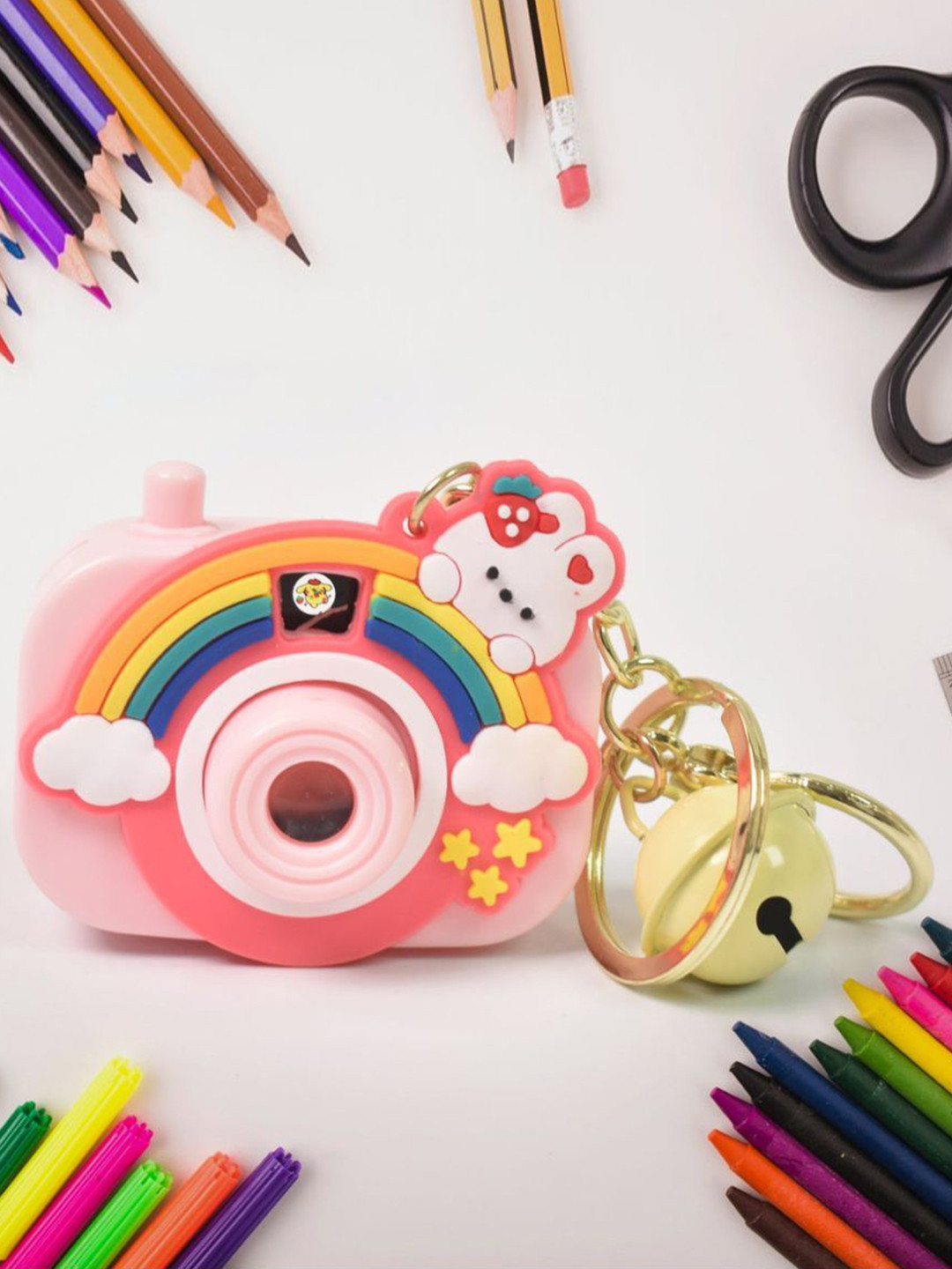 DeoDap Multicolor Projective Camera Keychain