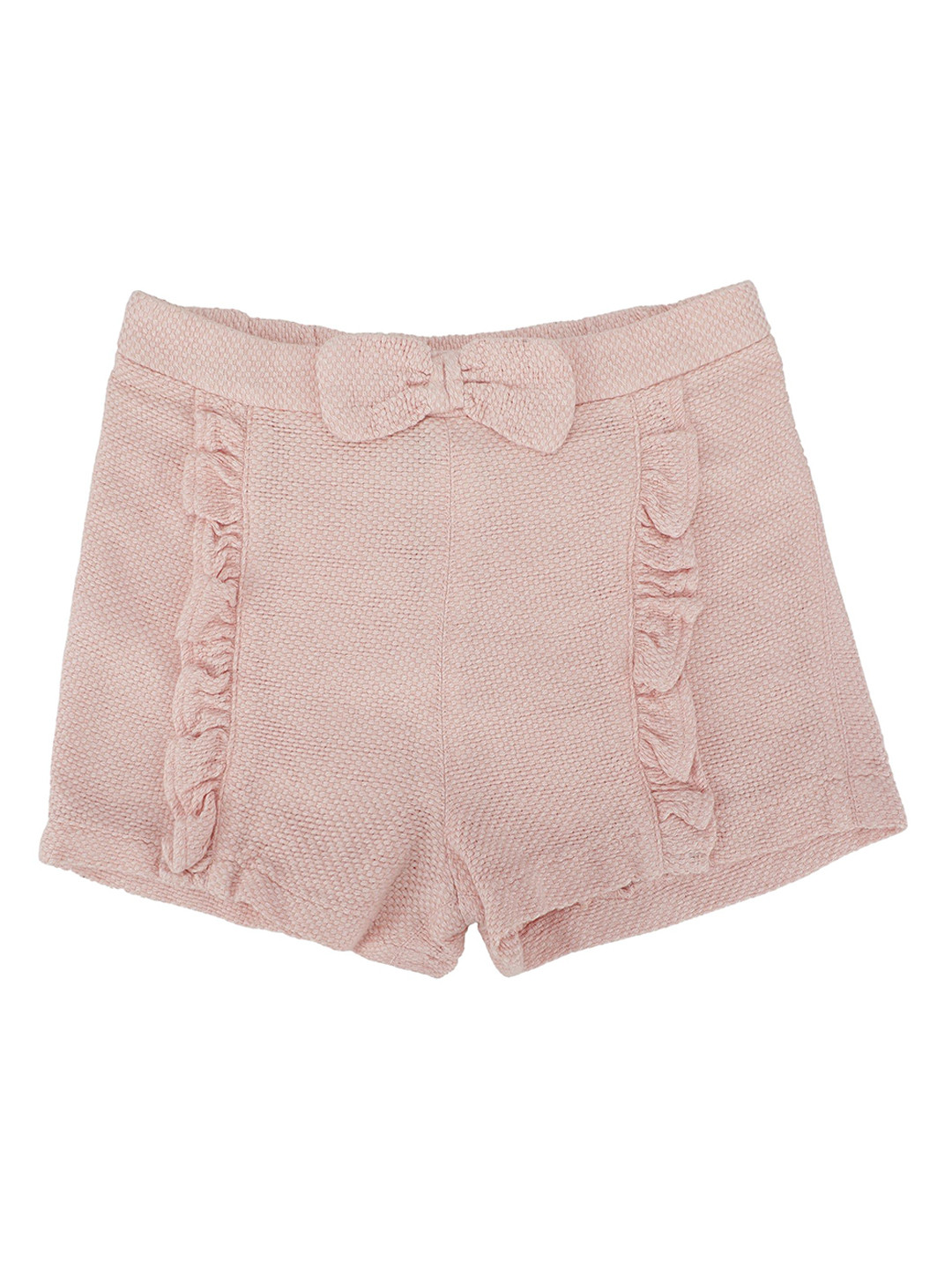 Cot'N Soft Girls Self Design Mid-Rise Kids Shorts