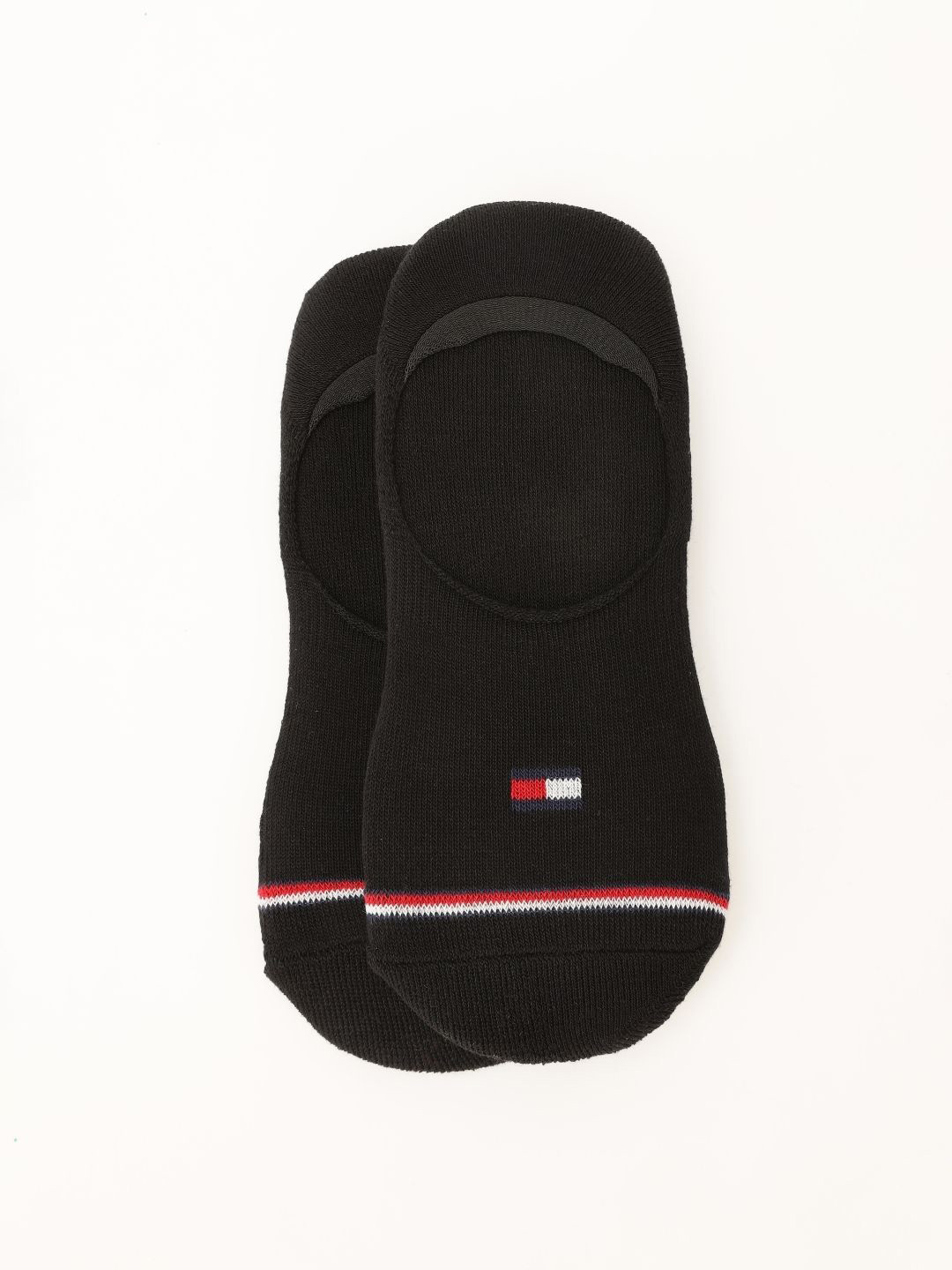 Tommy Hilfiger Men Striped Cotton Shoe Liners Socks