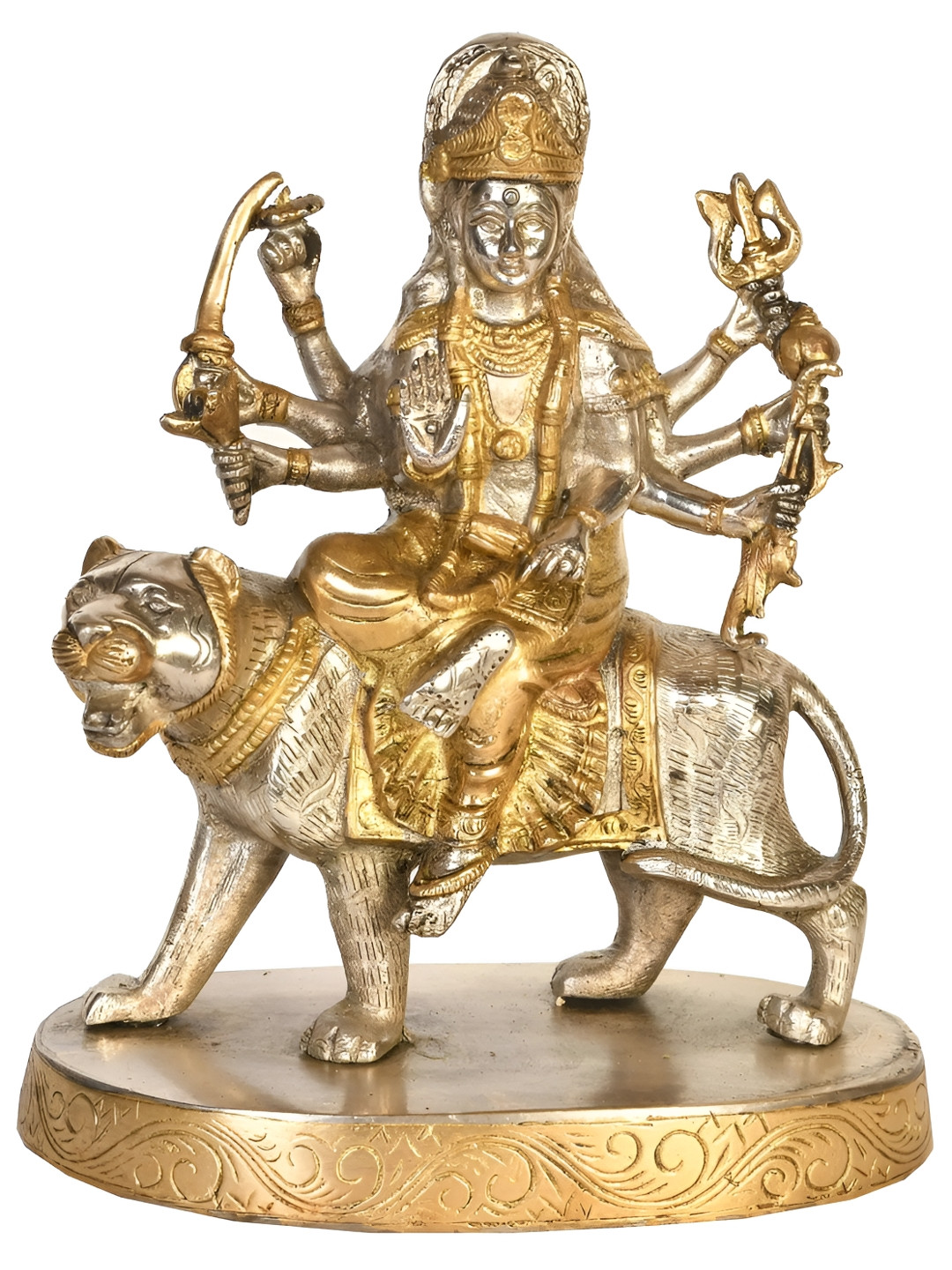 Exotic India Silver-Toned Religious Idol Showpiece
