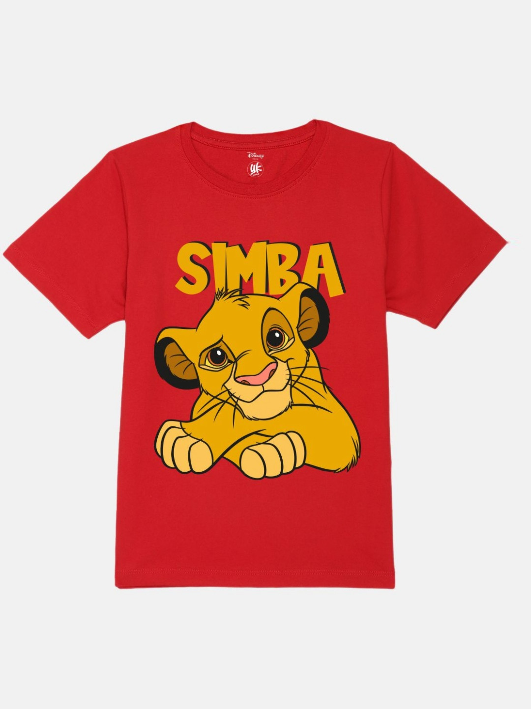 YK Disney Boys Lilo & Stitch Printed Pure Cotton T-shirt