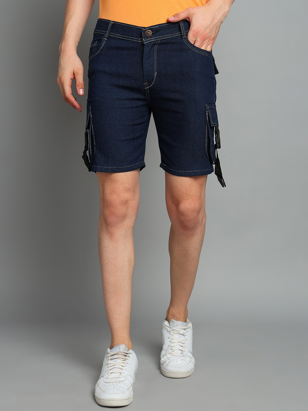 SZN Men Denim Outdoor Above Knee Denim Shorts