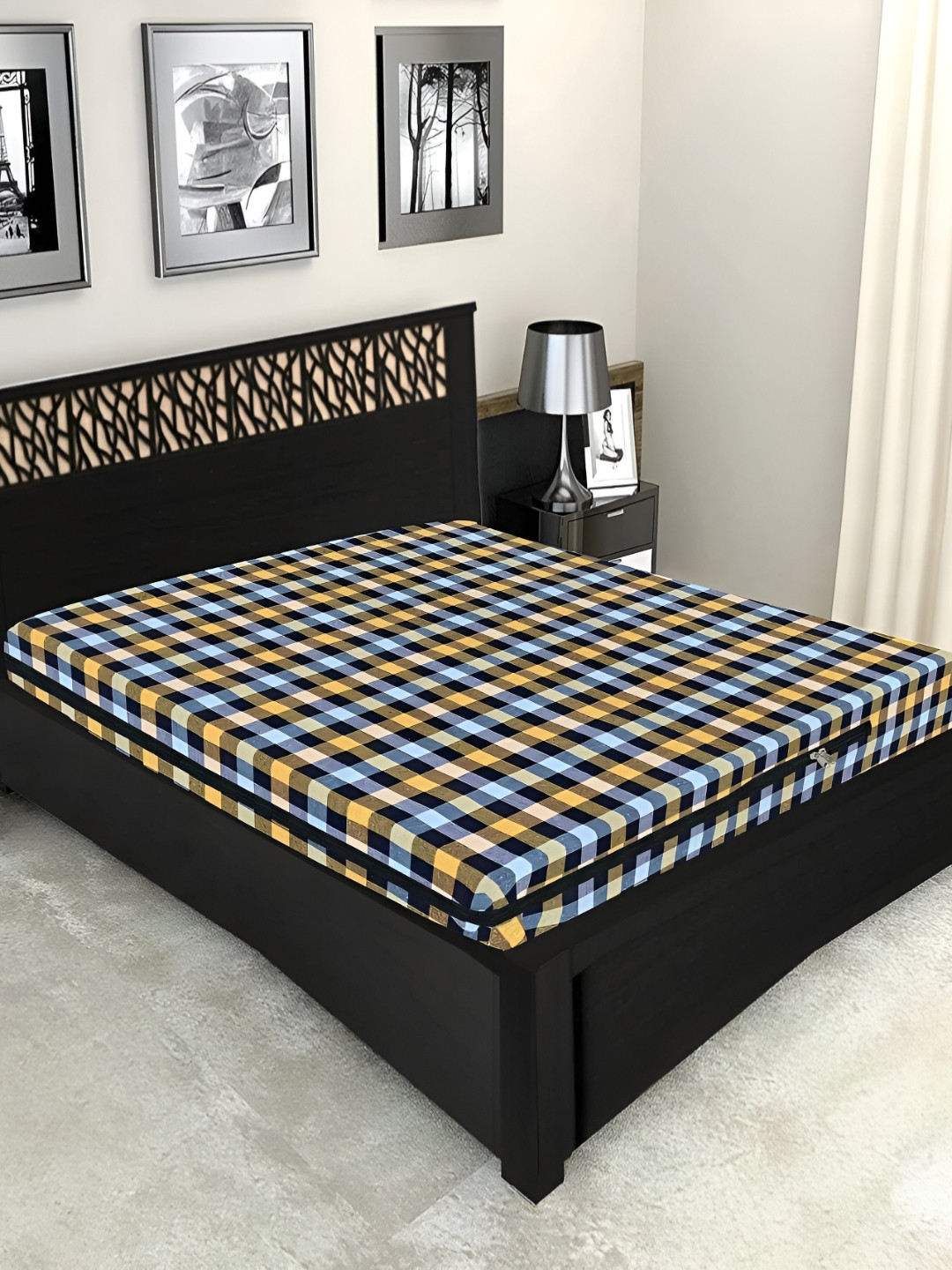 Wings Star Multi Single Cotton Breathable Mattress Protector