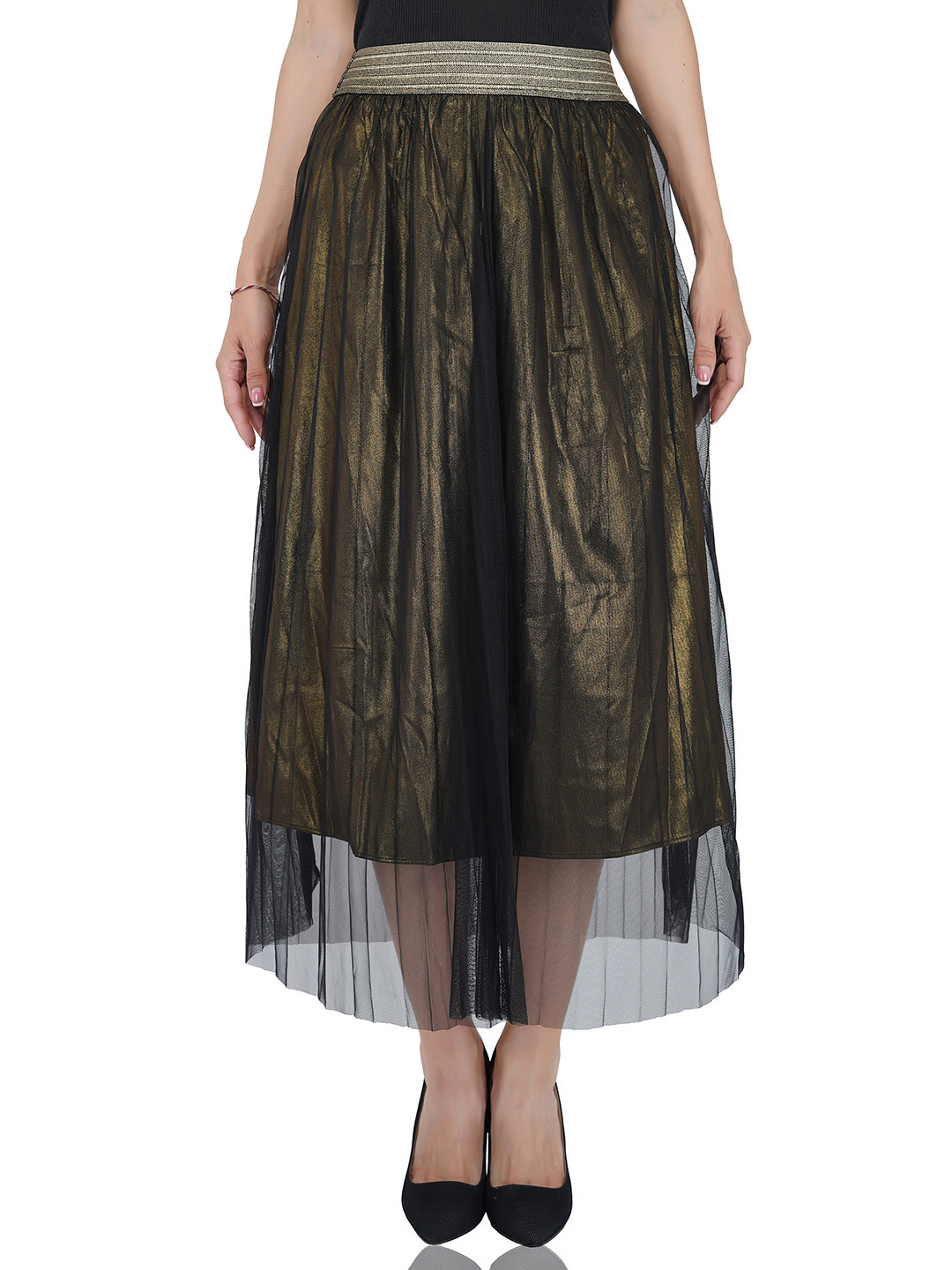 SZN Pleated Net Skirt