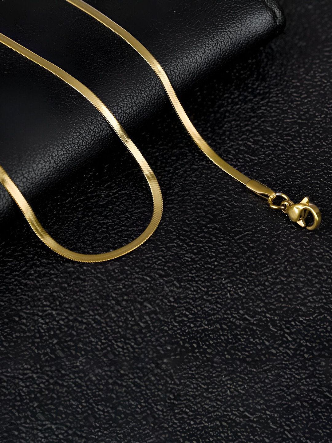 JUNKY JEWEL Unisex Gold-Plated Stainless Steel Minimal Chain