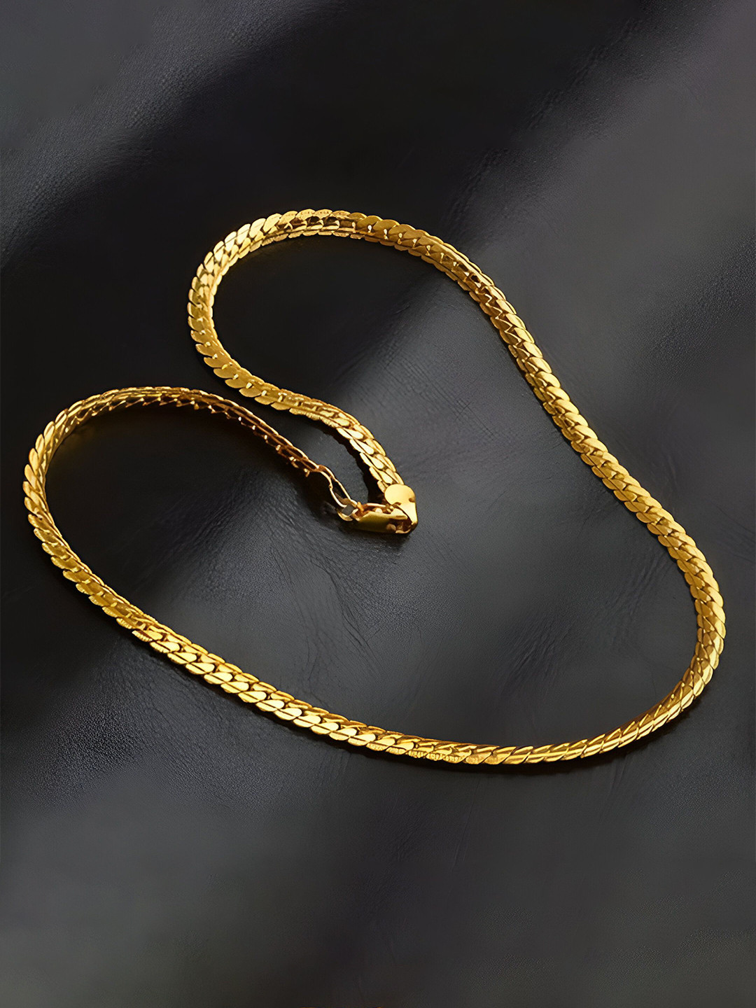 JUNKY JEWEL Men Gold-Plated Necklace