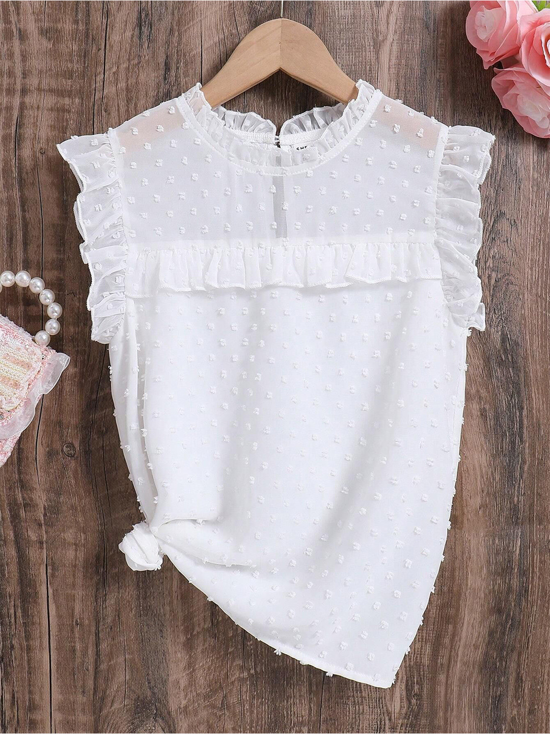 MAMATHINK Women Self Design Georgette Top