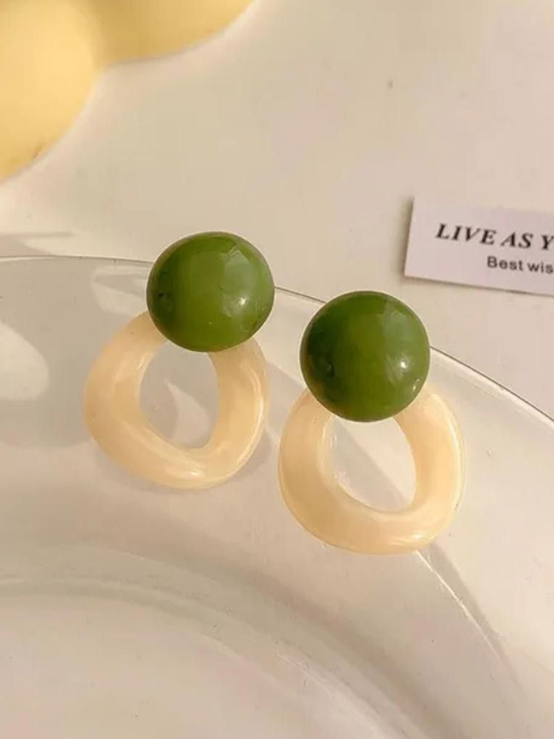 SZN Geometric Shape Korean Drop Earrings