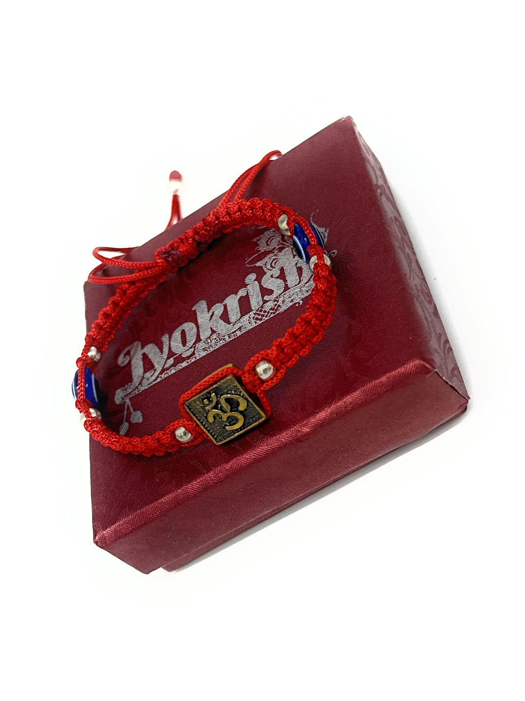 Jyokrish Unisex Gold-Plated Om Choker Evil Eye Wraparound Bracelet