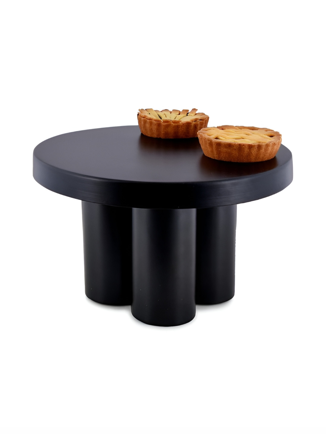 Living With Elan Black 2025 Stainless Steel Easy to Clean Cake Stand