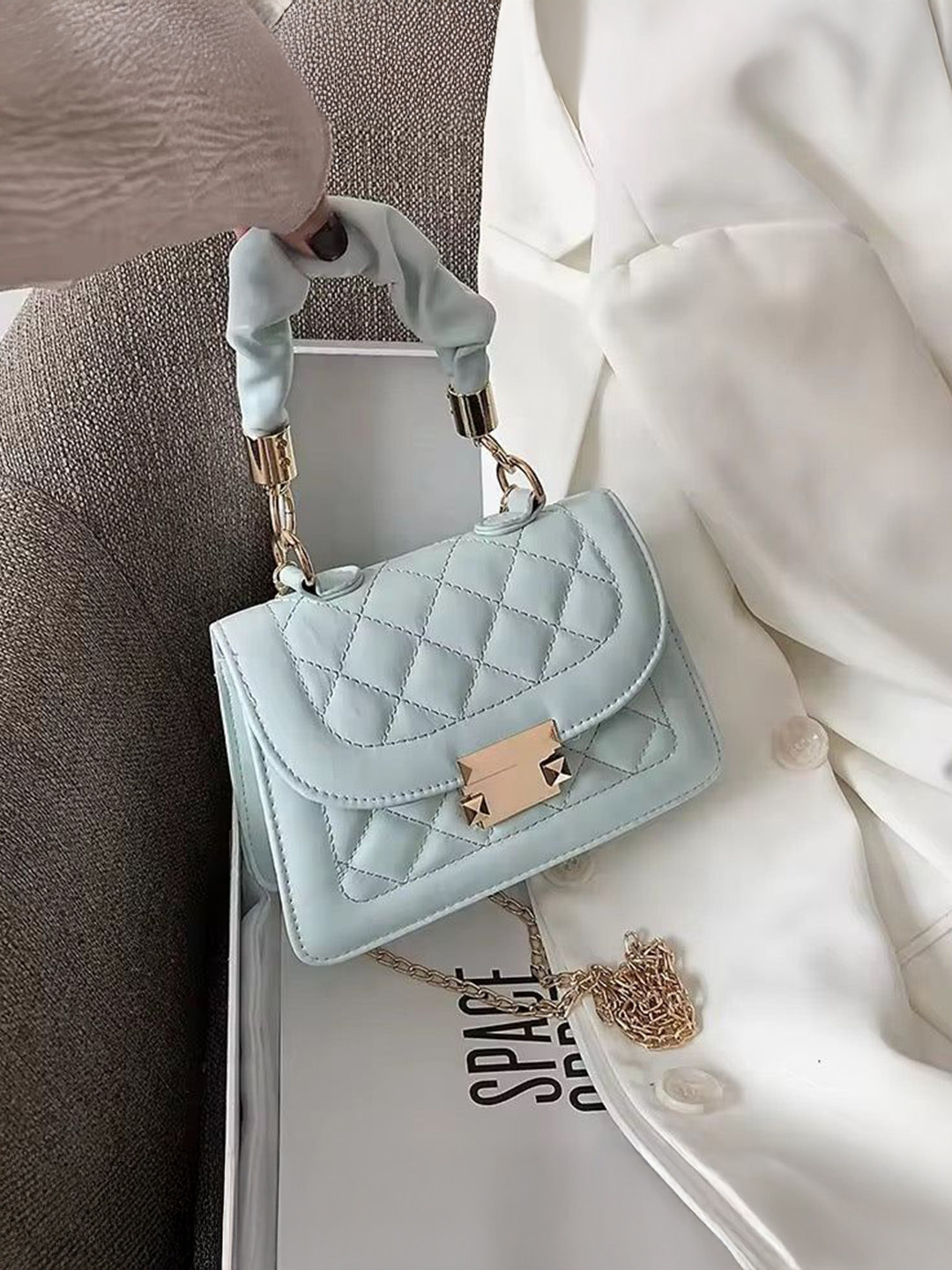 THEPANDASTOREE Mini Luxe Twist-Lock Bag