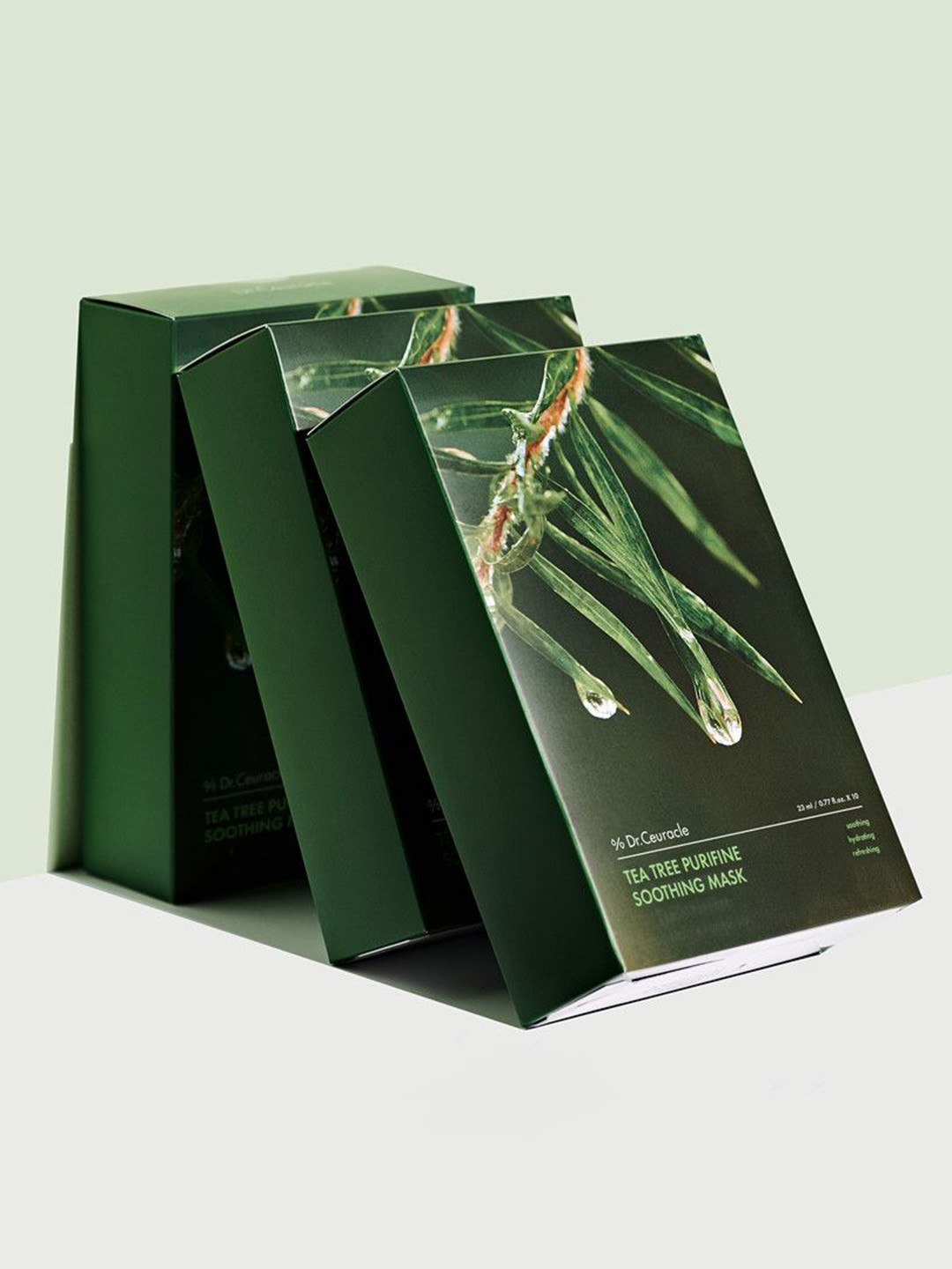 Dr.Ceuracle Set of 10 Tea Tree Purifine Soothing Sheet Mask