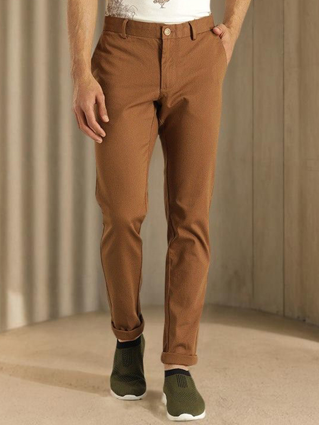 Indian Terrain Brooklyn Slim Fit Trouser