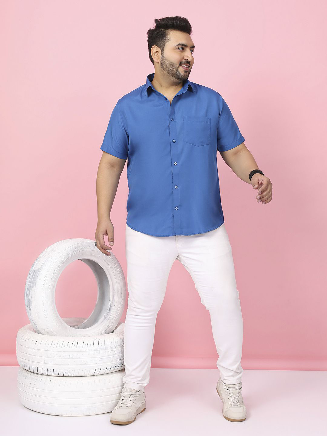 bigbanana Plus Size Short Sleeves Shirt