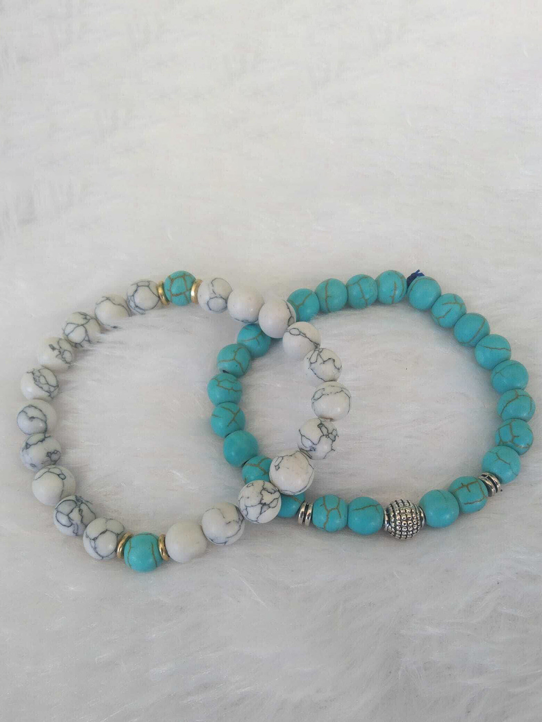 Sukhad Women Set of 2 Beaded Bracelets