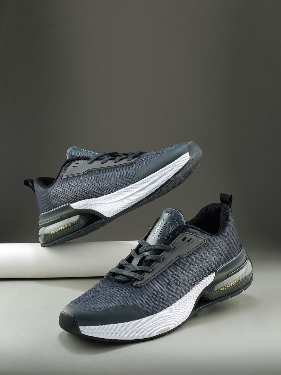 Campus Men BRAIL PRO Mesh Running Lace-Ups Non-Marking Shoes