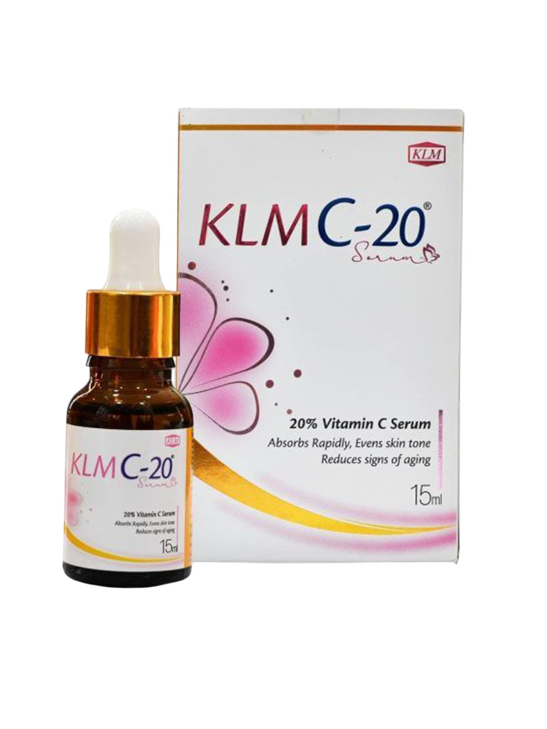 Klmklin 20% Vitamin C Serum For Brightening - 15 ml