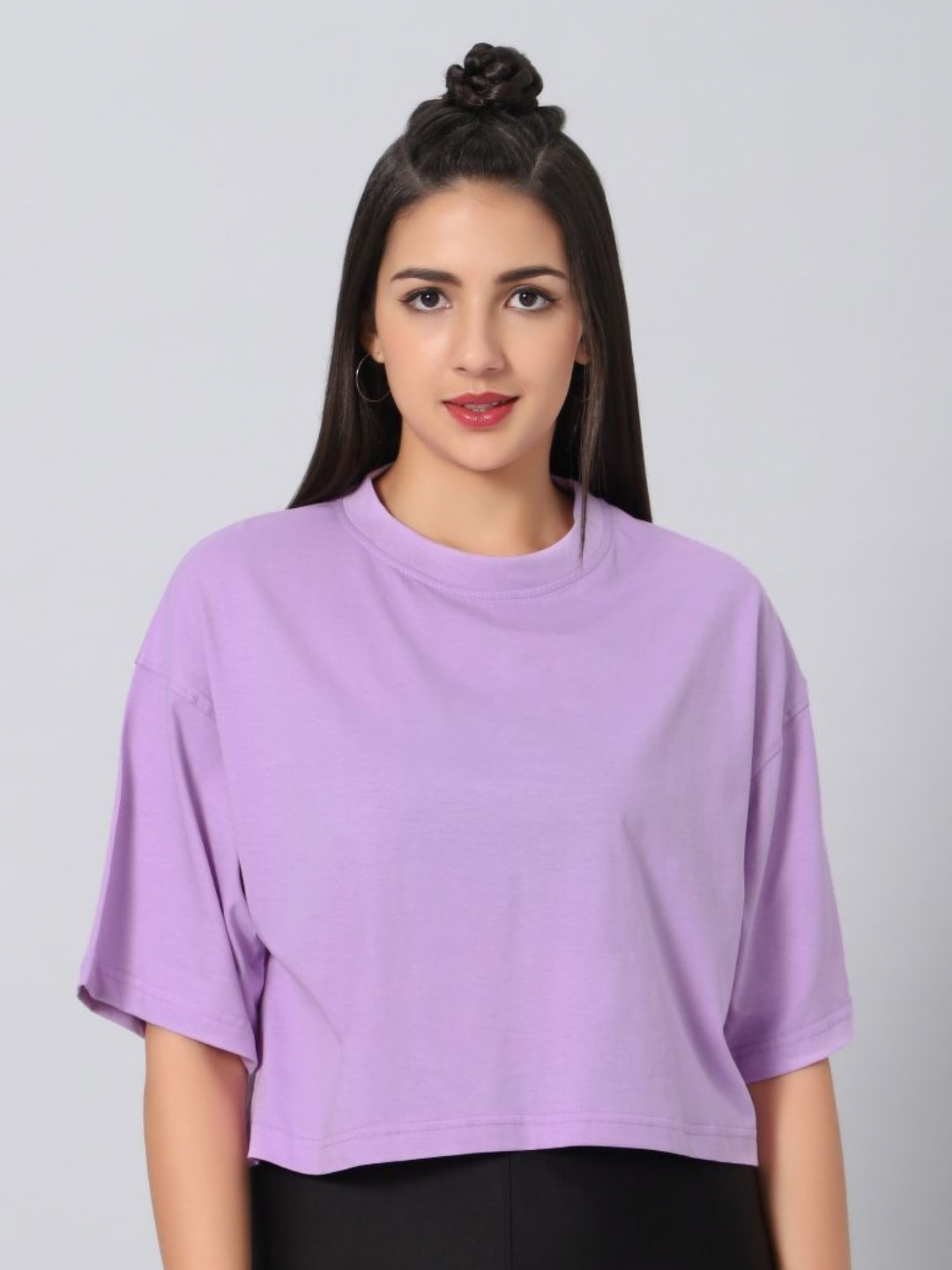 Besick Women Drop-Shoulder Sleeves T-shirt