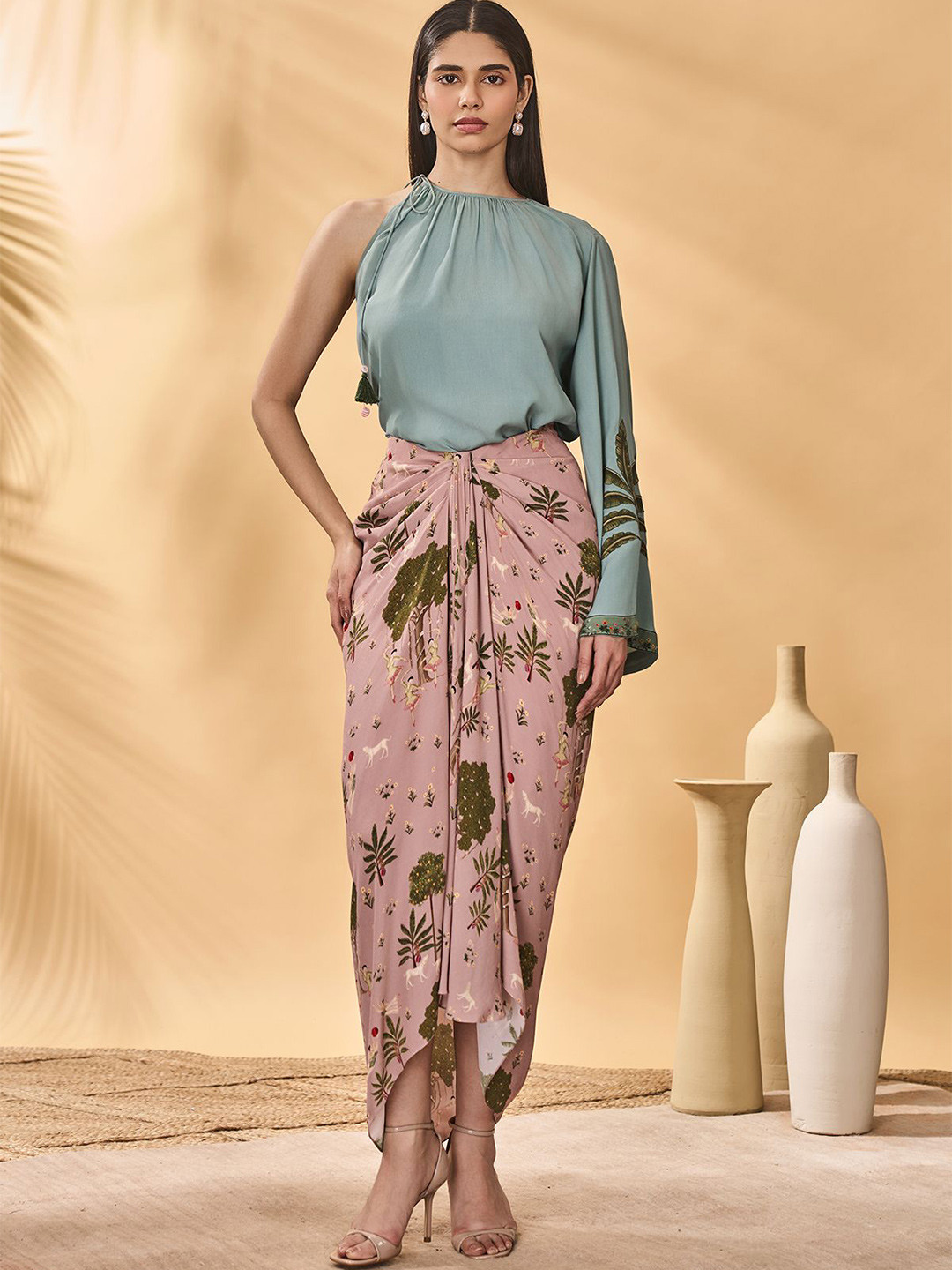 Masaba Women Blue Trellis Picnic Co-Ords