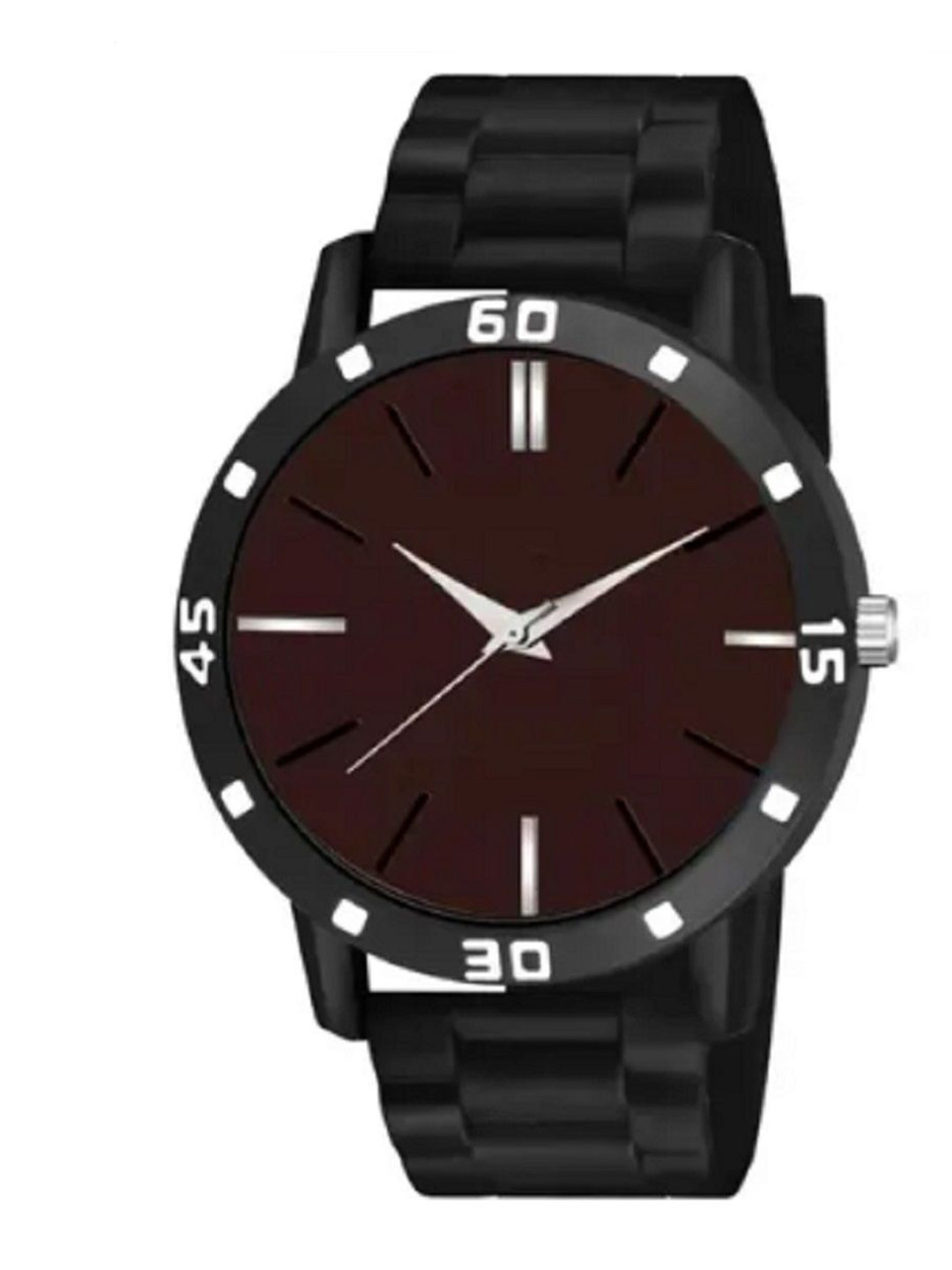 Miss Perfect Men Dial & Straps Reset Time Analogue Watch A_59