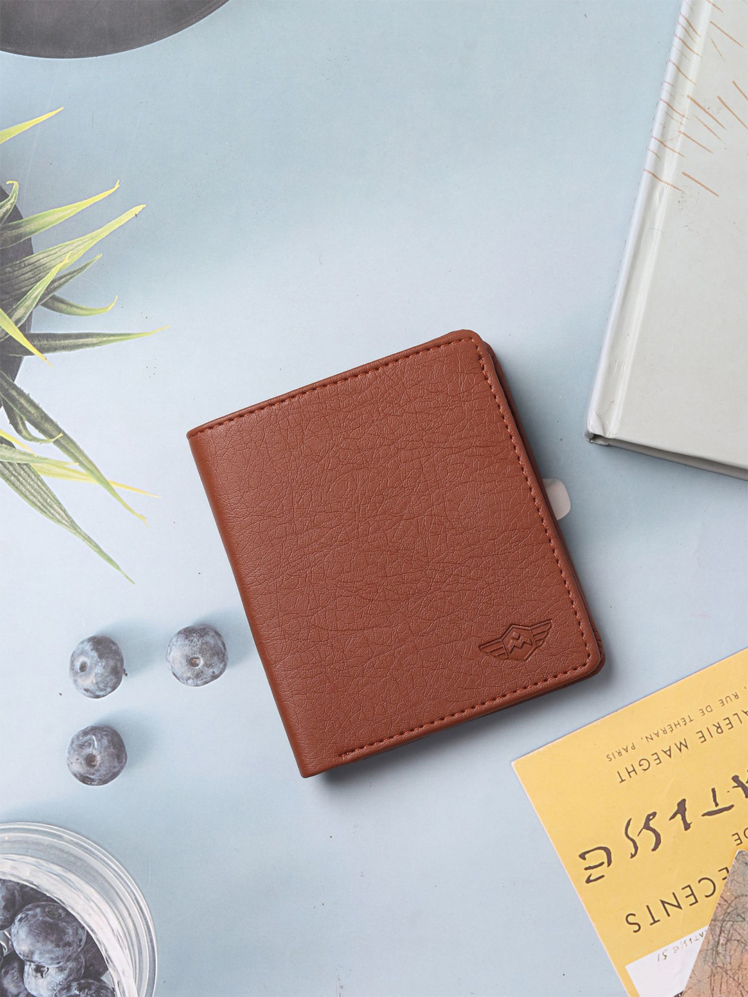 Metronaut Men Textured PU Two Fold Wallet