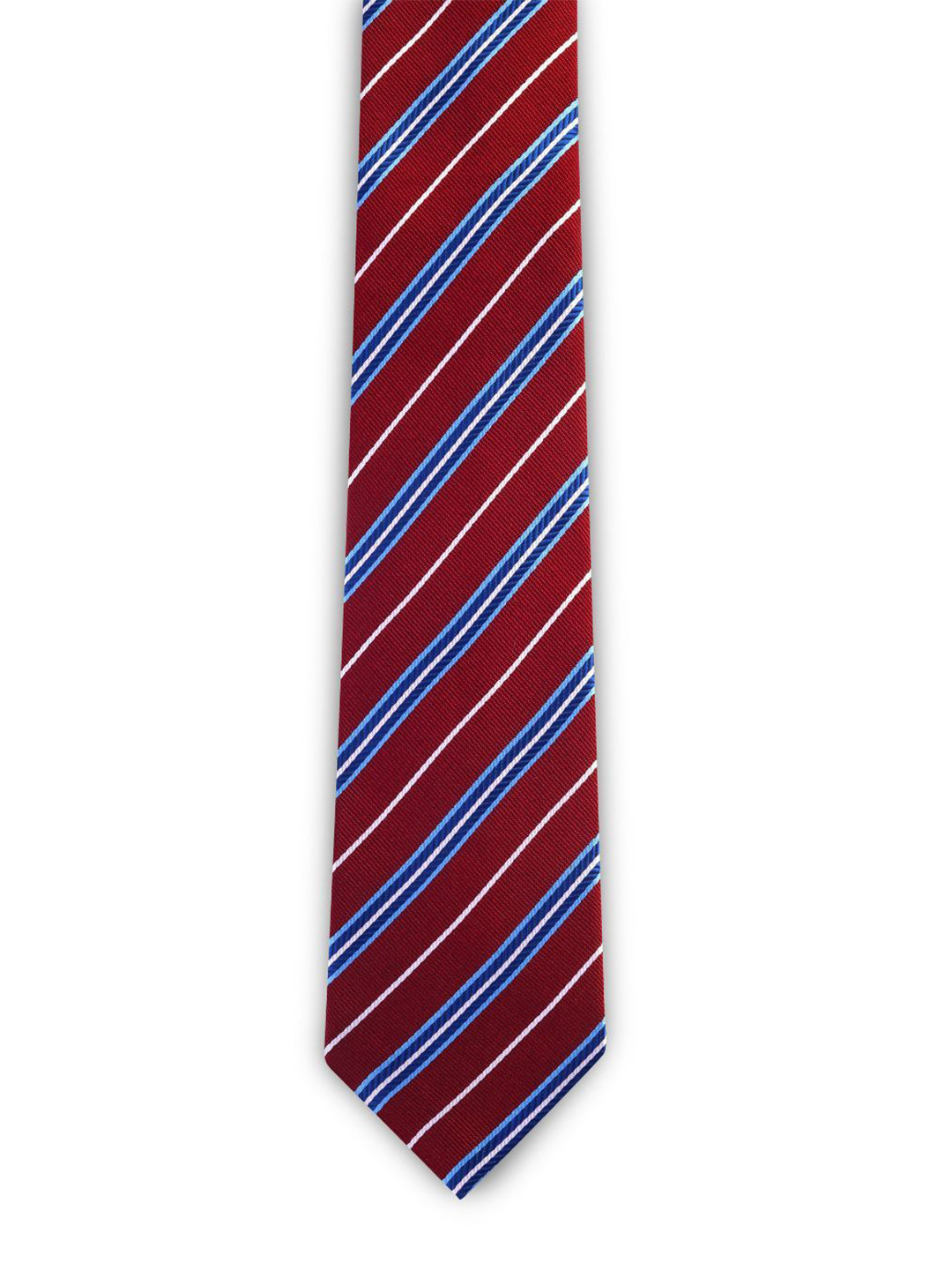 ALZ Men Striped Skinny Tie Crafted in Premium Microfibre