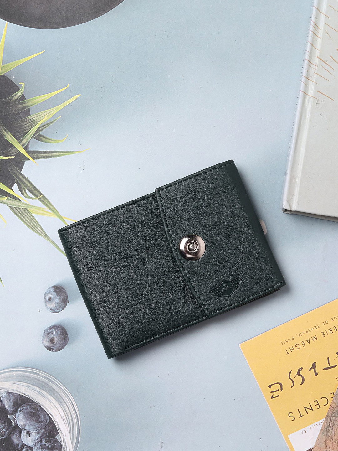 Metronaut Men Textured Two Fold Wallet
