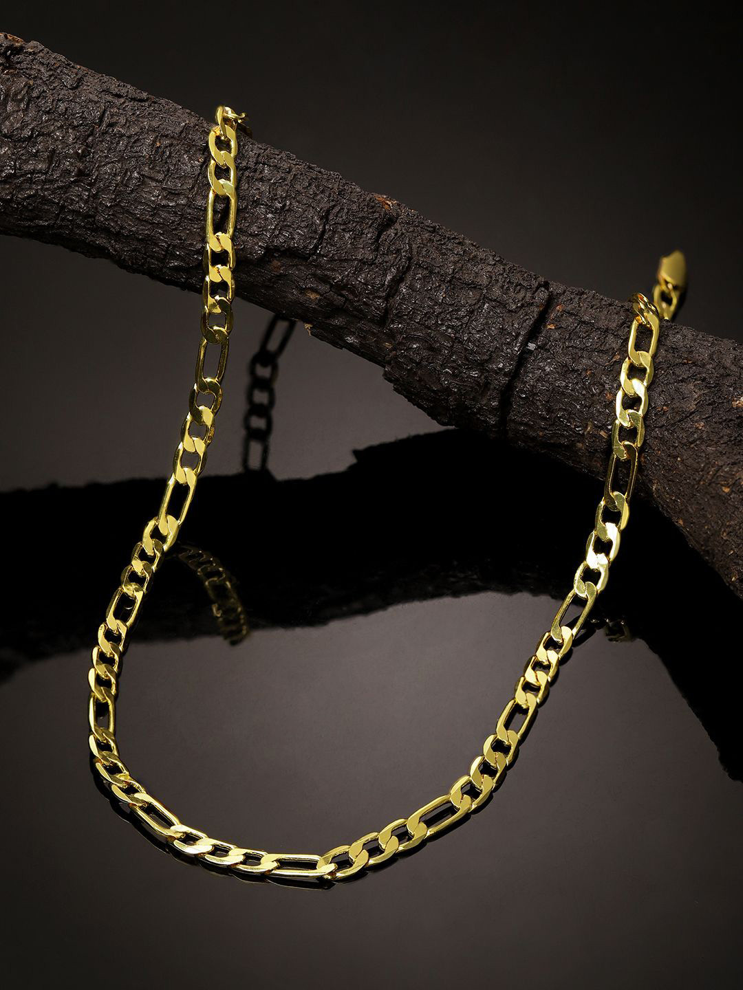 The Roadster Lifestyle Co Men 18K Gold-Plated Polished Link Chain