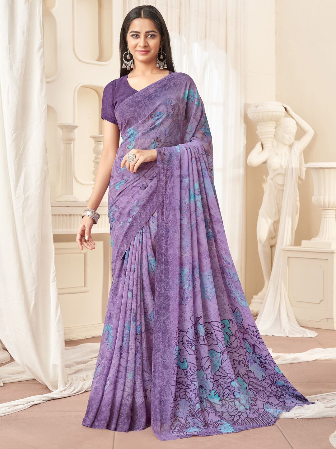all about you Ethnic Motifs Bagru Saree