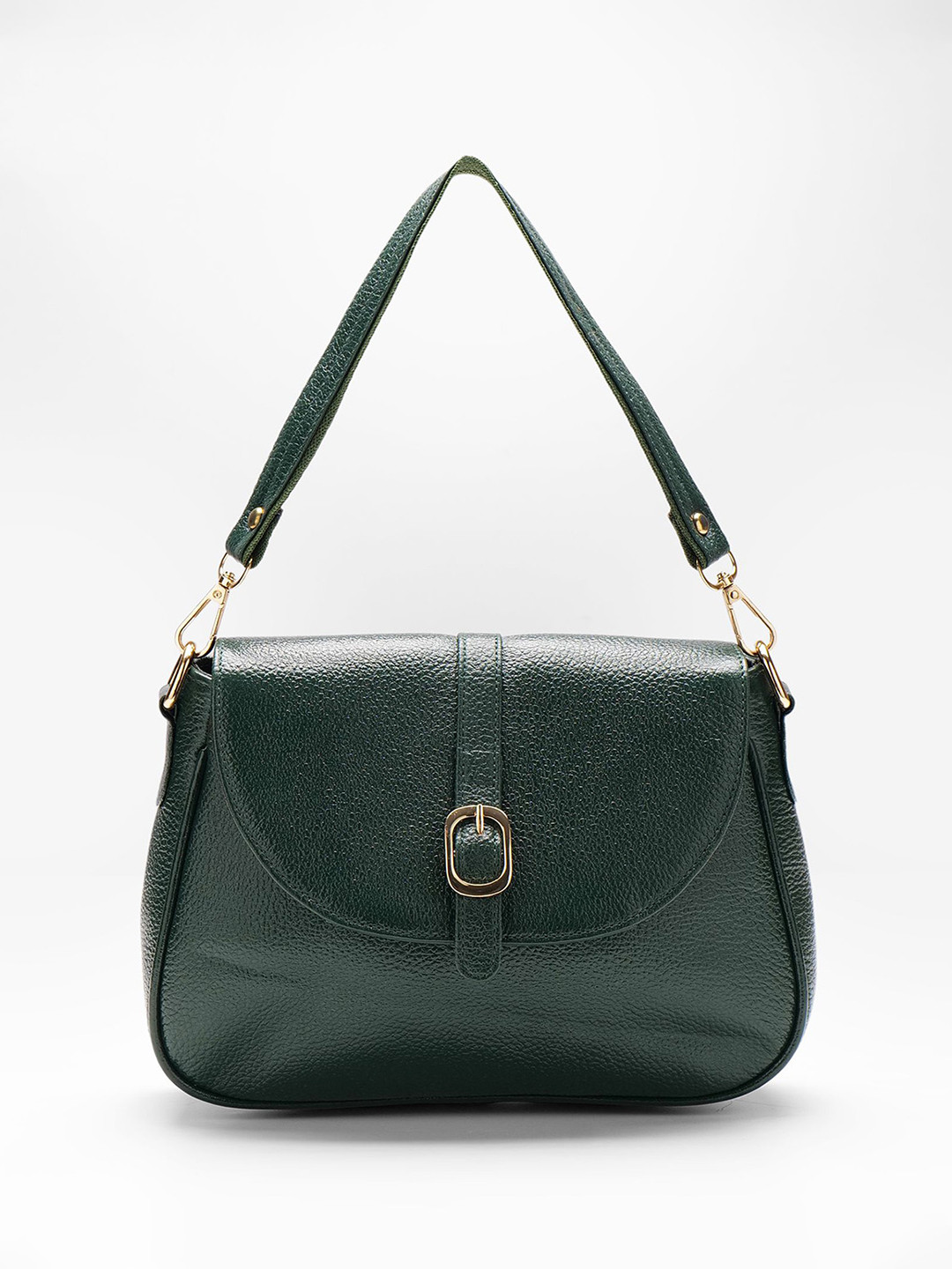 LUNA & SOL One Handle Leather Small Shoulder Bag