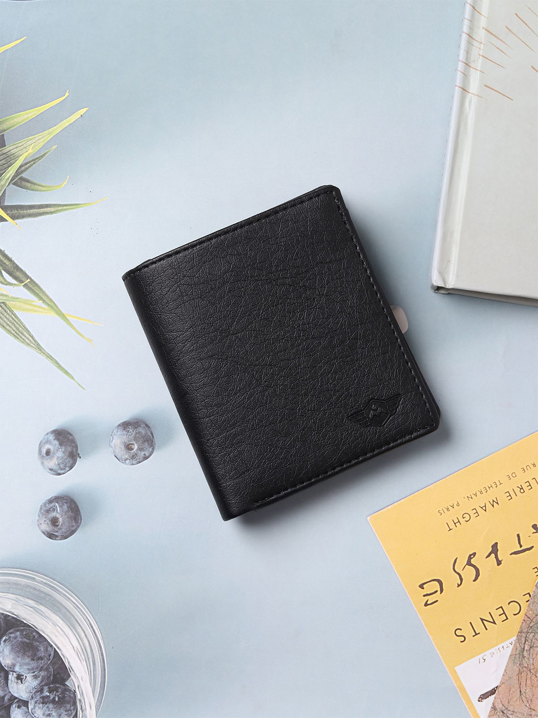 Metronaut Men Textured PU Two Fold Wallet