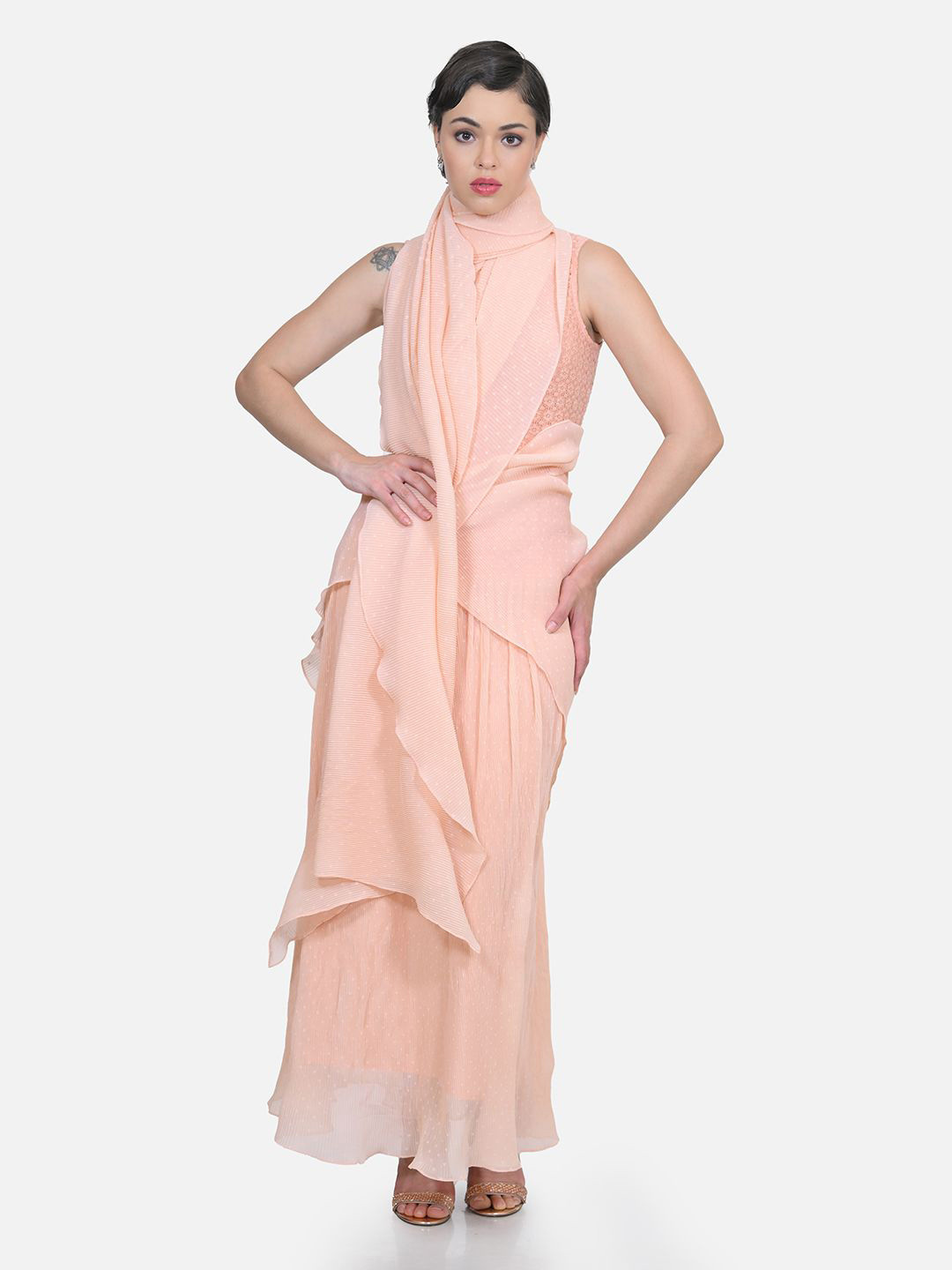 LELA Pure Georgette Saree