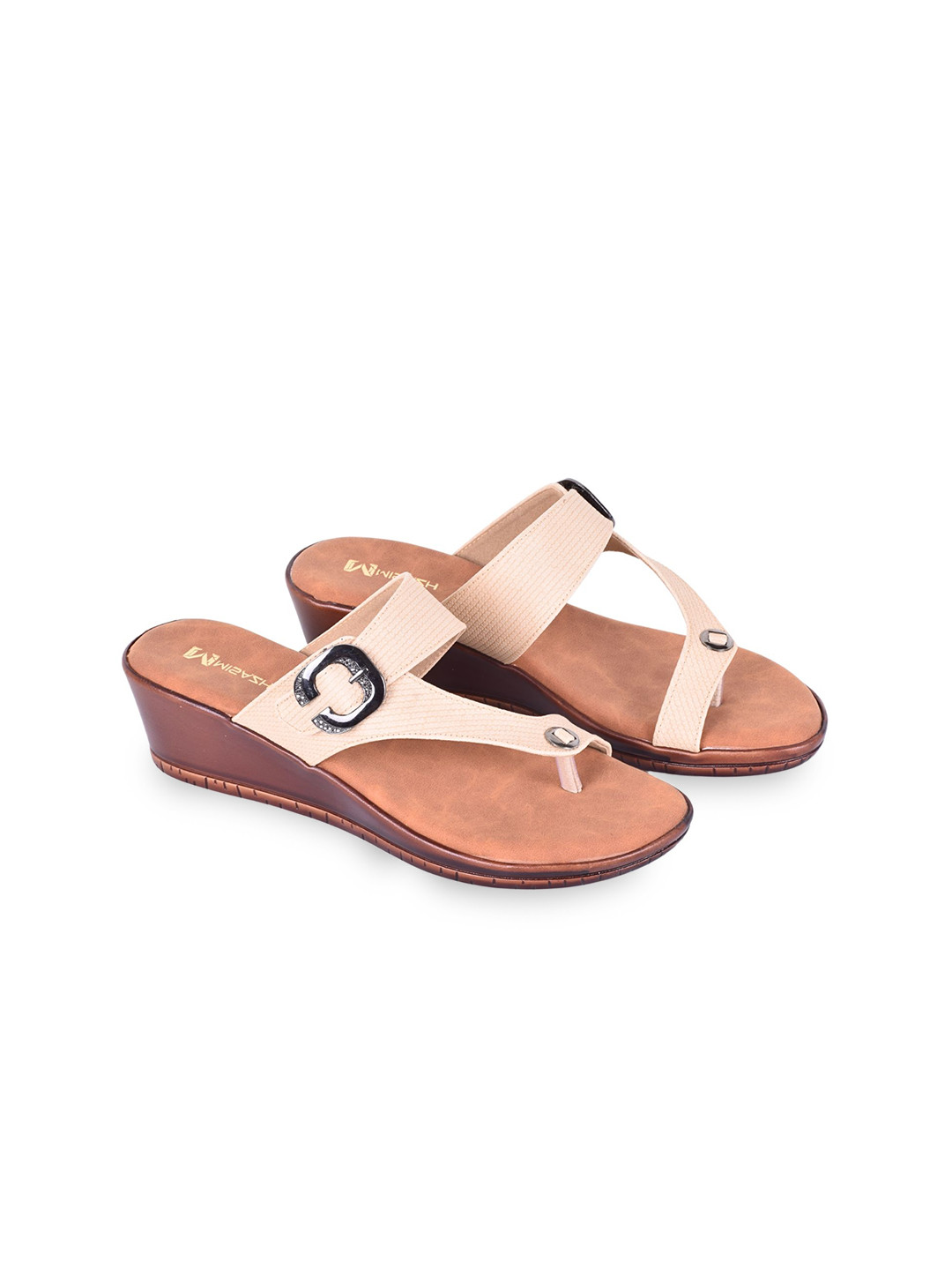 M MISAZH Women Comfortable Peep-Toe Heels