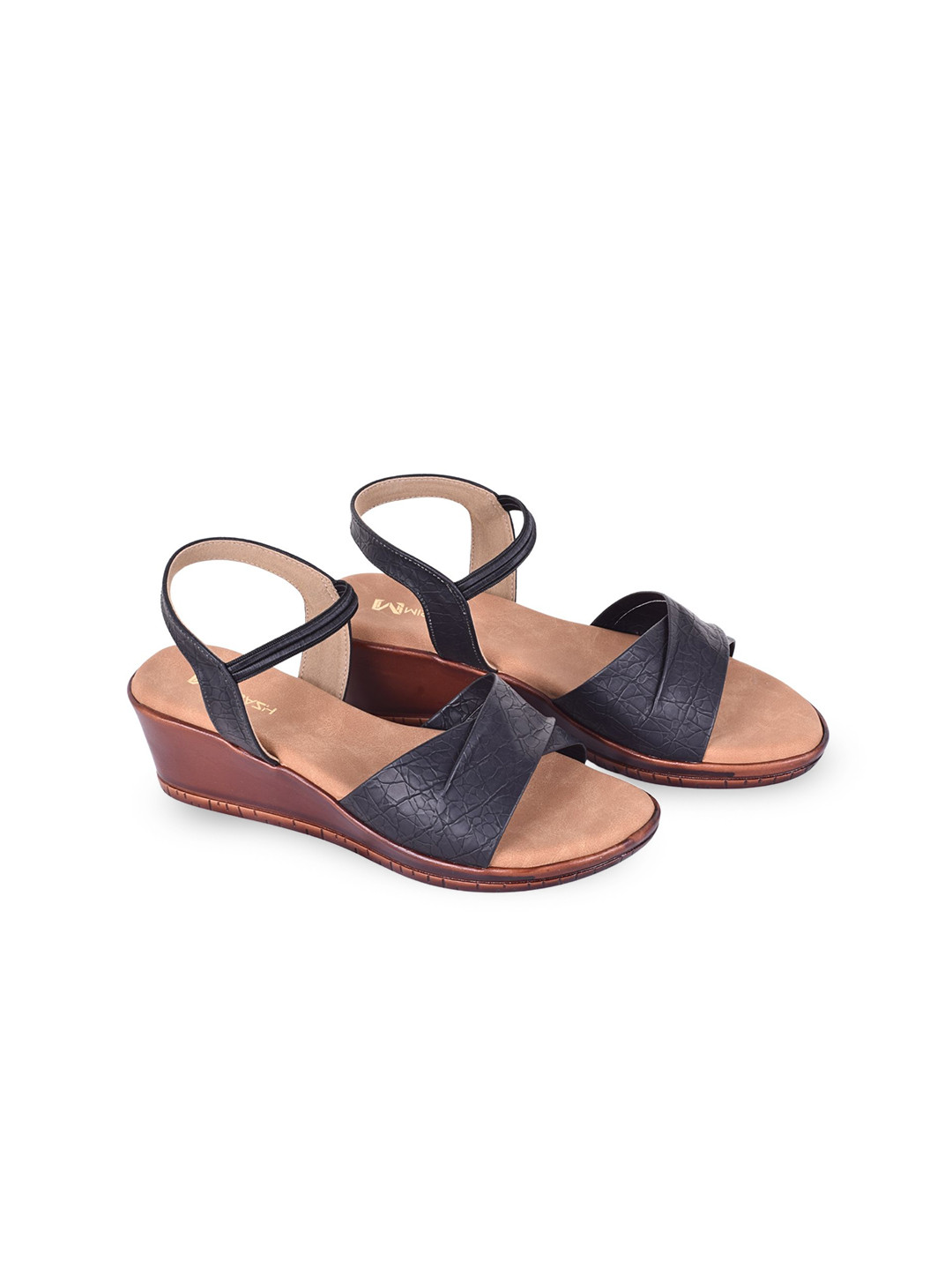 M MISAZH Women Wedge Open Toe Sndals Heels