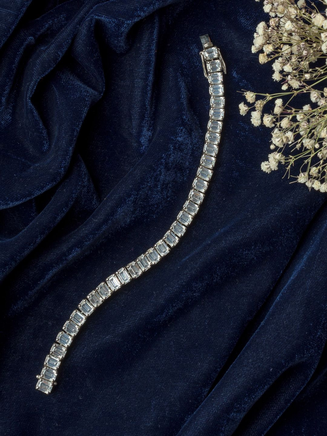 vivinia BY VIDHI MEHRA American Diamond Studded Wraparound Rakhi Bracelet