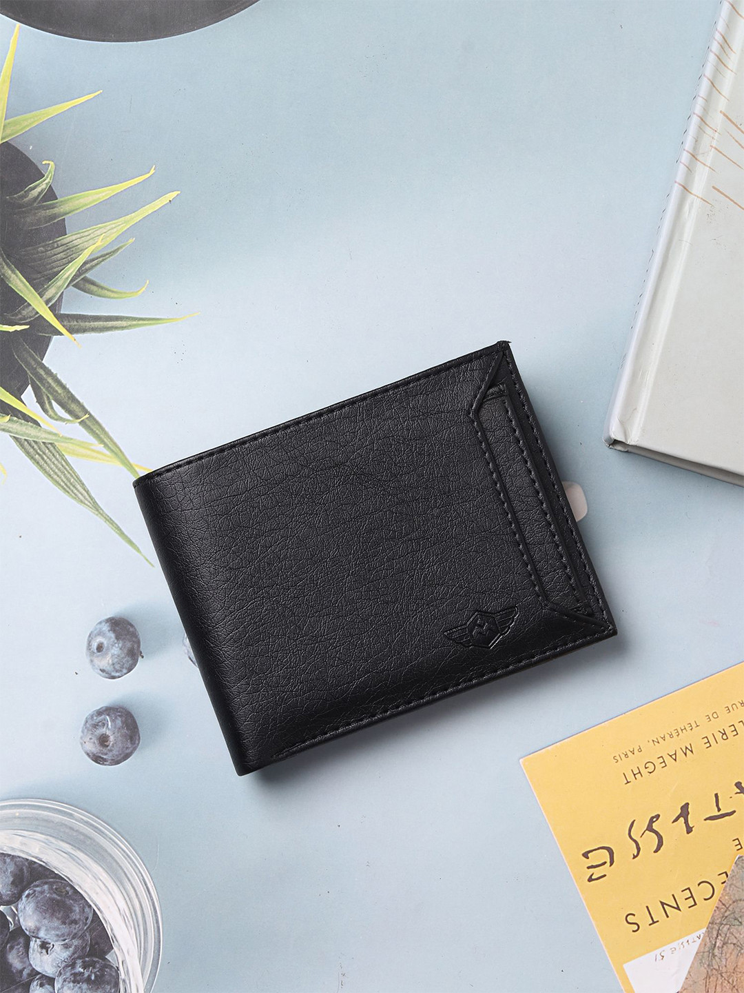 Metronaut Men PU Two Fold Wallet
