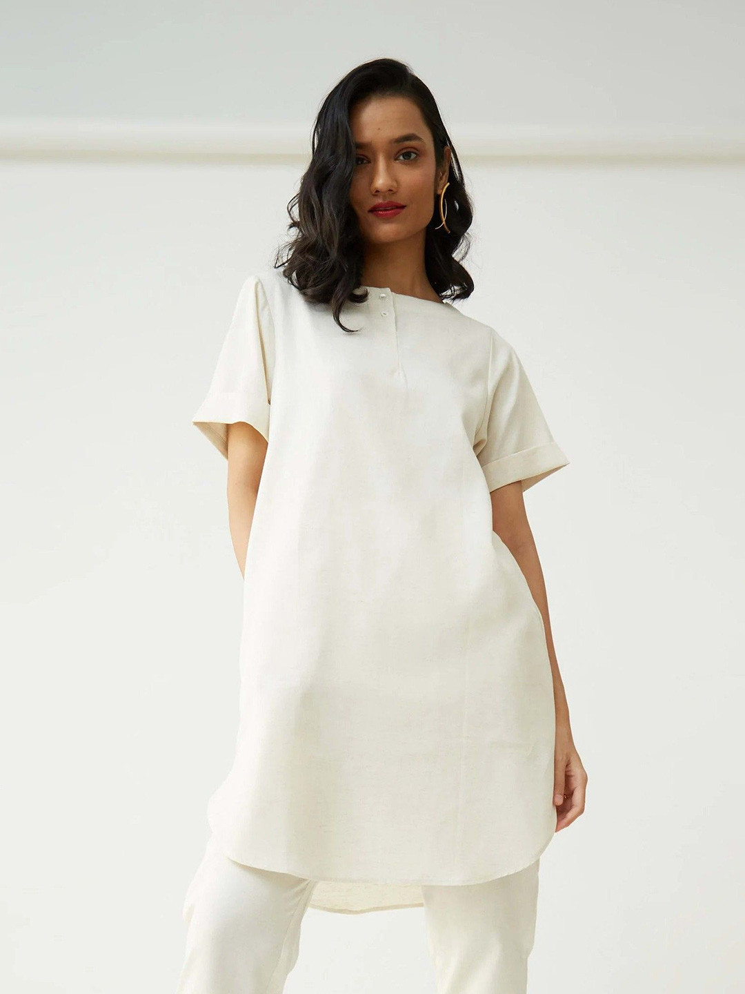 Saltpetre Boat Neck Tunic
