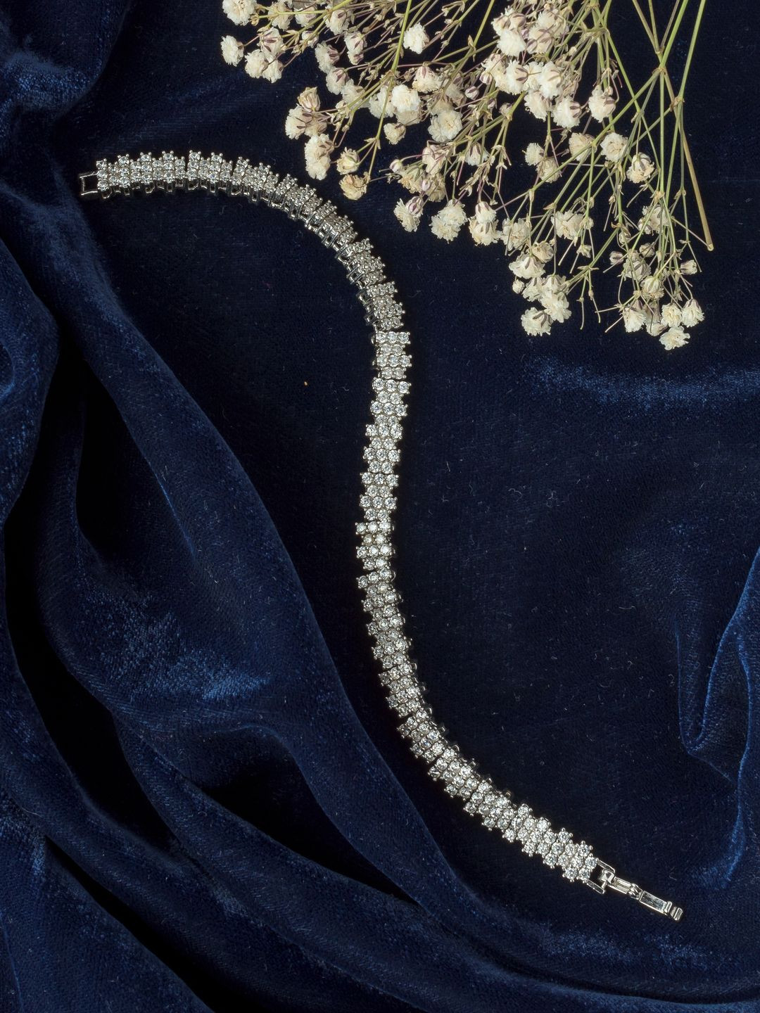 vivinia BY VIDHI MEHRA American Diamond Wraparound Rakhi Bracelet